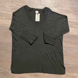 NWT Women’s dark gray sweater A New Day XXL
